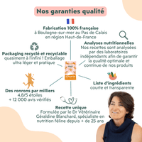 Garanties qualité des Friandises pour chat Ziggy saines, sans amidon et ultra gourmandes