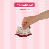 3 sachets de probiotiques pour chat et chaton