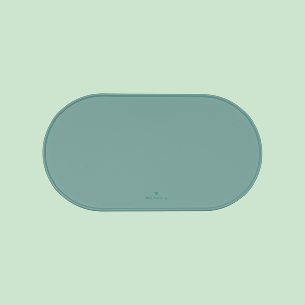 Tapis de gamelle pour chat rose de la marque Ziggy