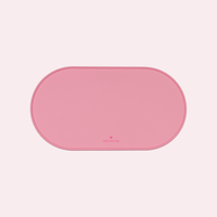 Tapis de gamelle pour chat rose de la marque Ziggy