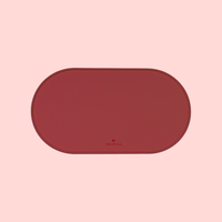 Tapis de gamelle pour chat rouge bordeaux de la marque Ziggy