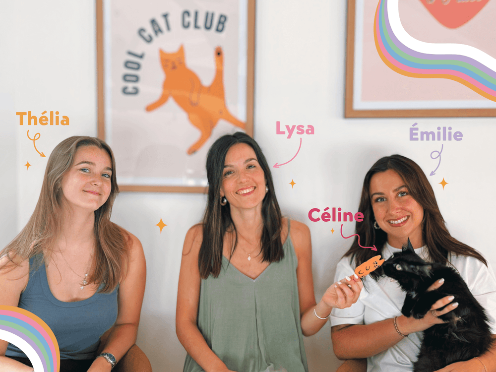 Photo de l'équipe du service client Ziggy,  l'alimentation pour chat