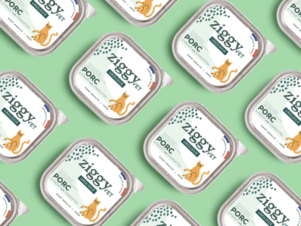 Présentation de plusieurs pâtées pour chats souffrant de troubles urinaires