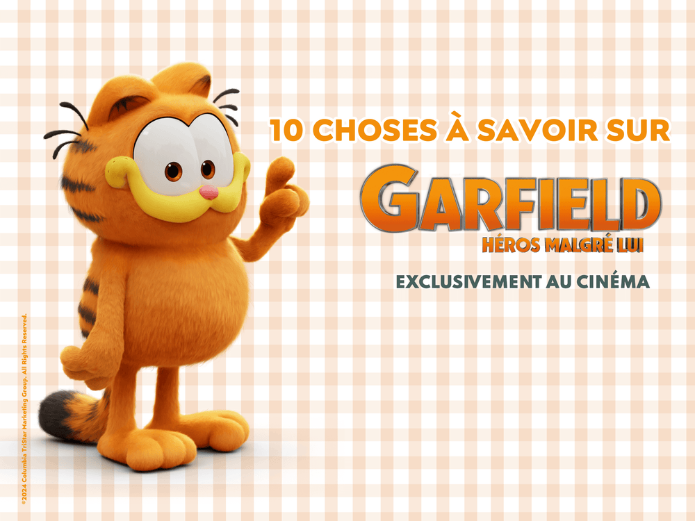 10 choses à savoir sur le chat roux le plus célèbre du monde Garfield