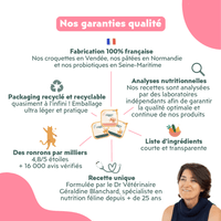 Les garanties qualité des pâtées et croquettes pour chat Ziggy