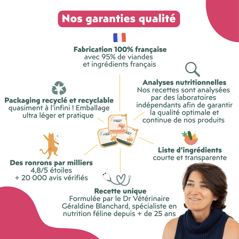 Les garanties qualité des croquettes et pâtées pour chaton Ziggy