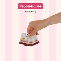 Composition du coffret découverte pour chat adulte stérilisé Ziggy comprenant des croquettes et pâtées pour chat adulte stérilisé ainsi que des probiotiques pour chat