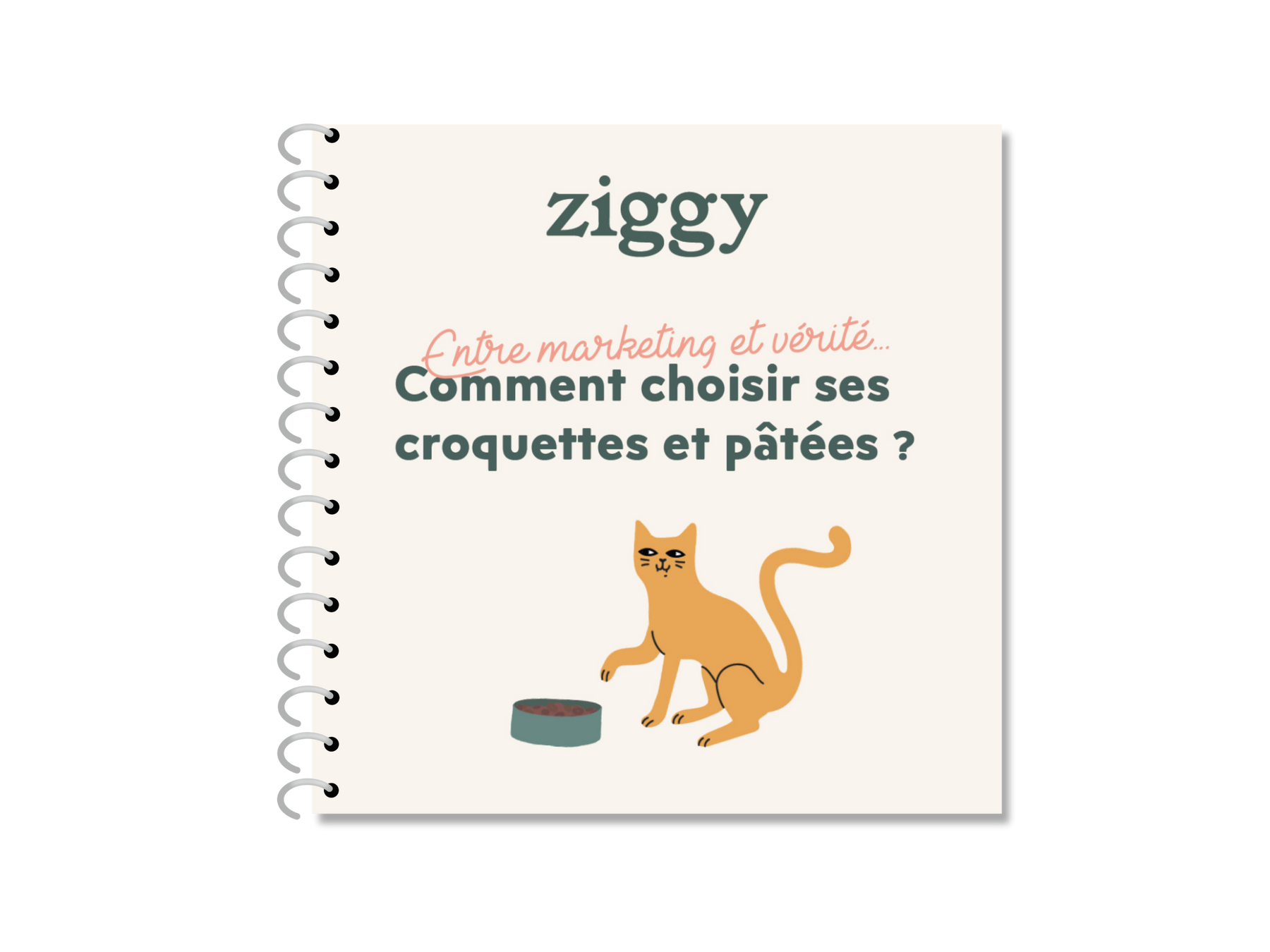 couverture guide avec explications pour bien choisir ses croquettes et pâtées