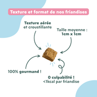 Texture et format des Friandises pour chat Ziggy saines, sans amidon et ultra gourmandes