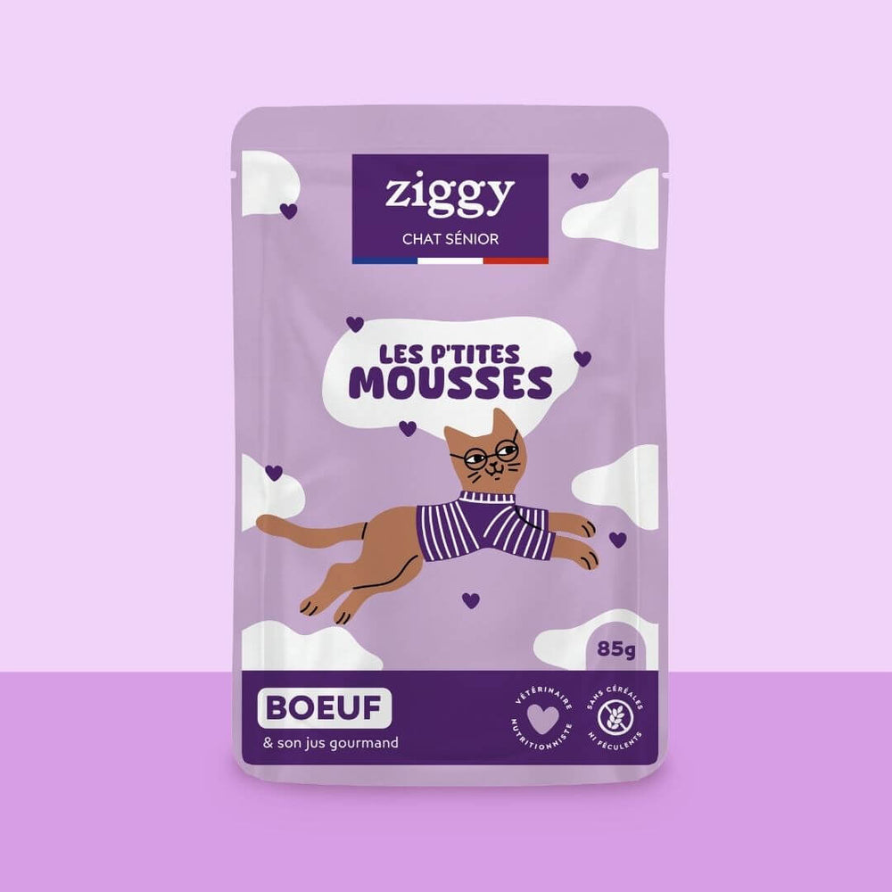 Grain-Free Senior Cat Mousse - Beef