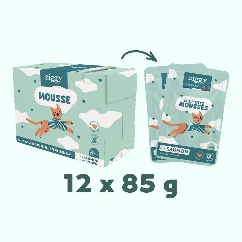 Grain-Free Sterilized Cat Mousse - Salmon