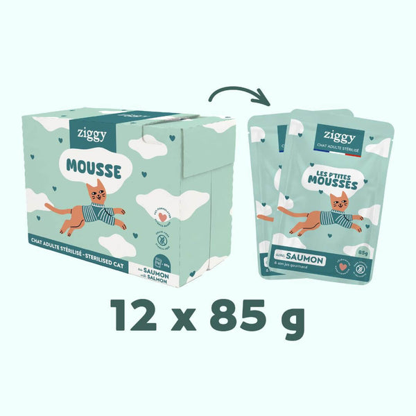 Grain-Free Sterilized Cat Mousse - Salmon