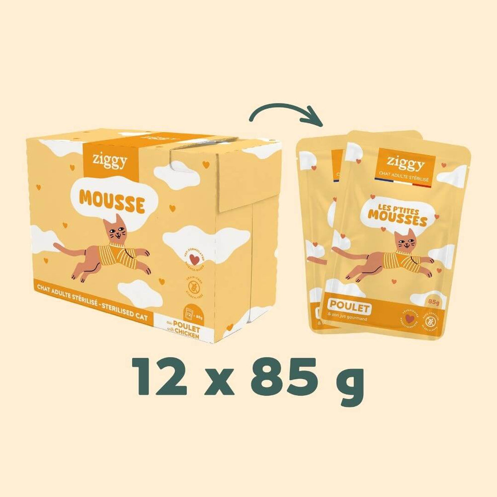 Grain-Free Sterilized Cat Mousse - Chicken