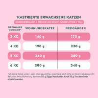 Ziggy Pastete Festtagsedition, Werbebanner für getreidefreies Katzenfutter