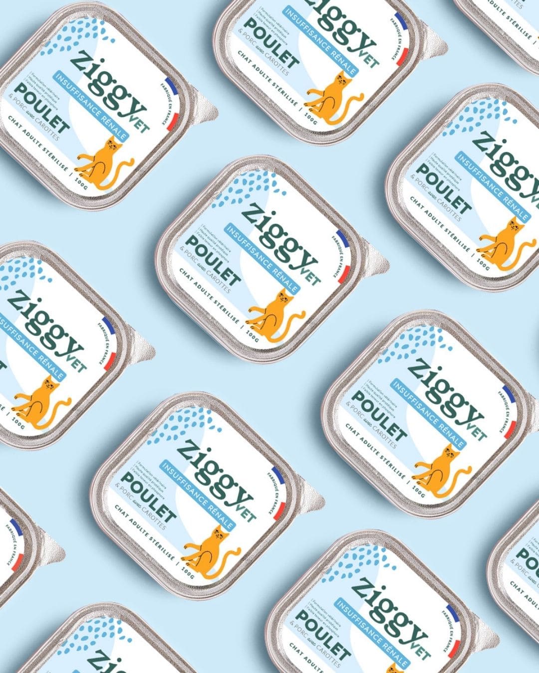 Pâtée Ziggy Rénal Poulet, vue de l'intérieur du produit