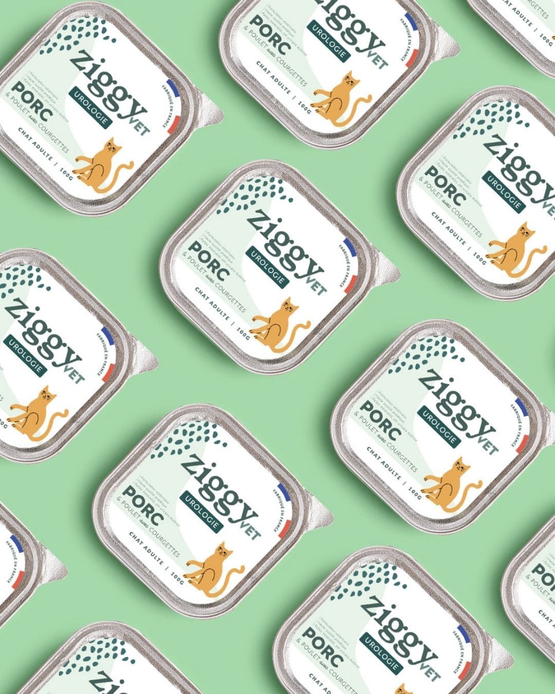Pâtée Ziggy Urologie, packshot sur fond neutre