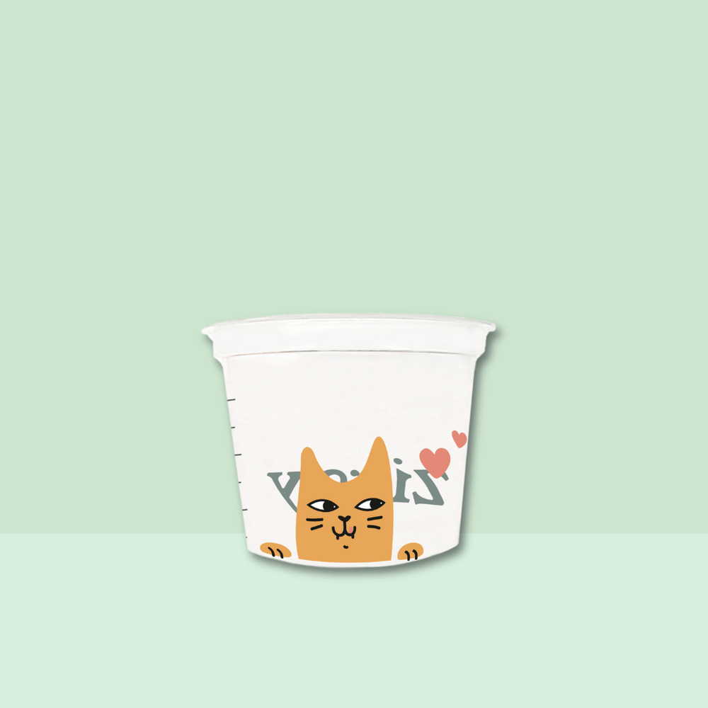 Verre Doseur de croquettes pour chat